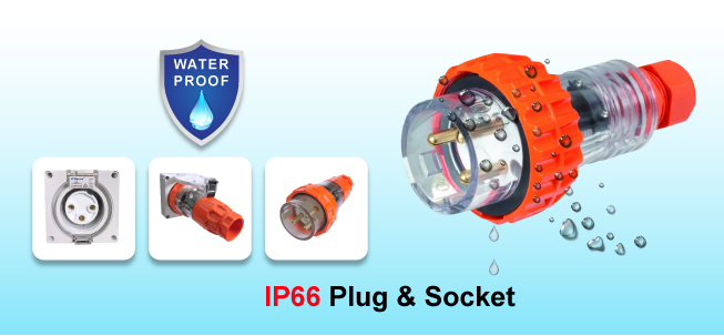 Water proof IP66 plug and socket Water proof IP66 plug and socket