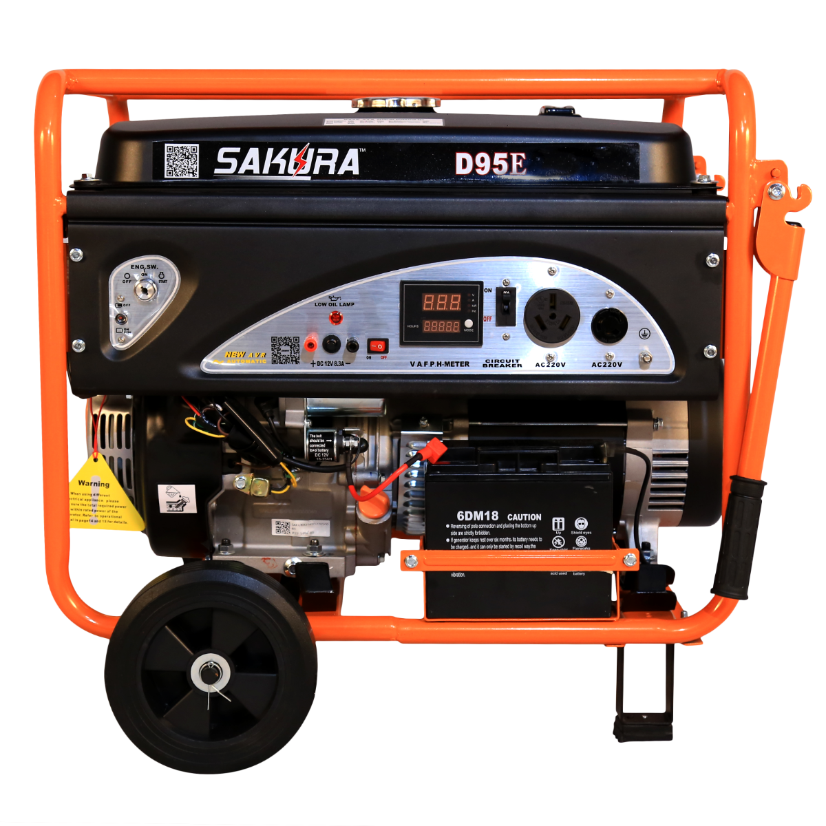 9 kilowatt petrol generator